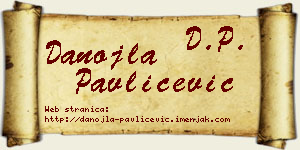 Danojla Pavličević vizit kartica